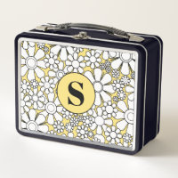 Fleurs de jardin rétro 60s Retro Floral Jaune