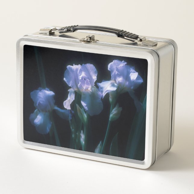 Lunch Box Fleurs d'Iris au Crépuscule (Devant)