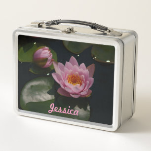 Lunch Box Fleurs Nénuphars Lotus Rose