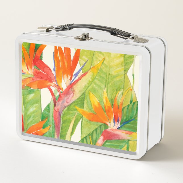 Lunch Box Fleurs tropicales | Oiseau du paradis (Devant)