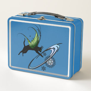 Lunch Box Flocon de neige de chat cosmique