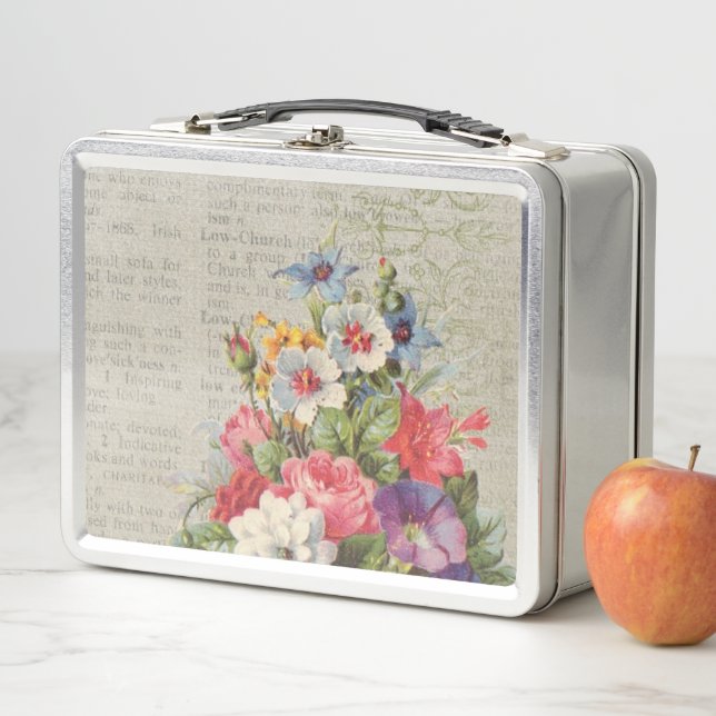 Lunch Box Floral victorien (En situation)
