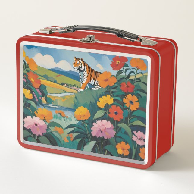 Lunch Box Flore de tigre à surveiller (Devant)
