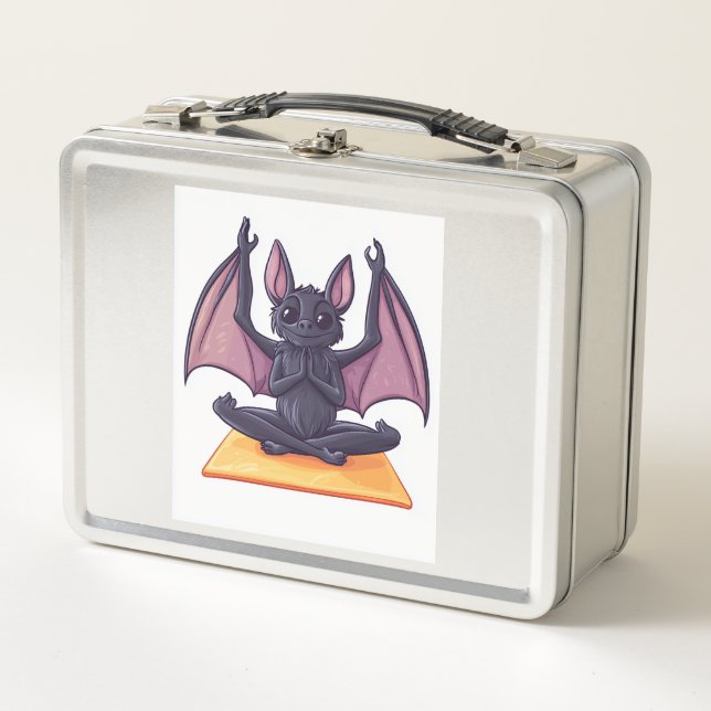 Lunch Box Flux de Yoga de Chauve-souris (Devant)