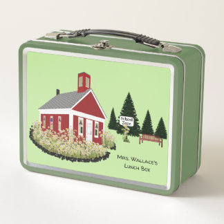 Lunch Box Fond de couleur élégant pour l'école de l'enseigna