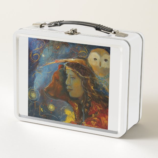 Lunch Box Force de la sagesse Maureen Girard Chouette Ours a (Devant)