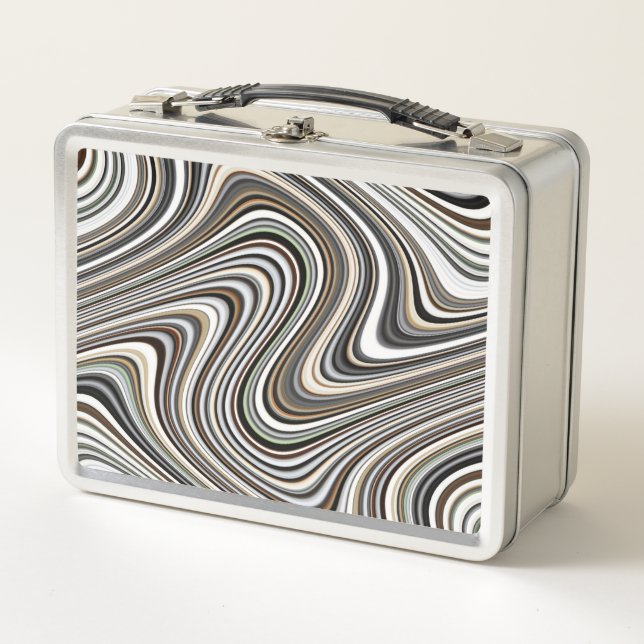 Lunch Box Formes Abstraites courbes (Devant)