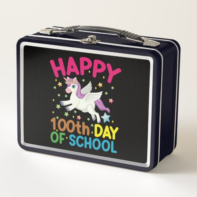 Lunch Box Formule Mathématique 100 Jours D'école Drôle Prof  (Devant)