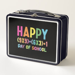 Lunch Box Formule Mathématique 100 Jours D'école Drôle Prof