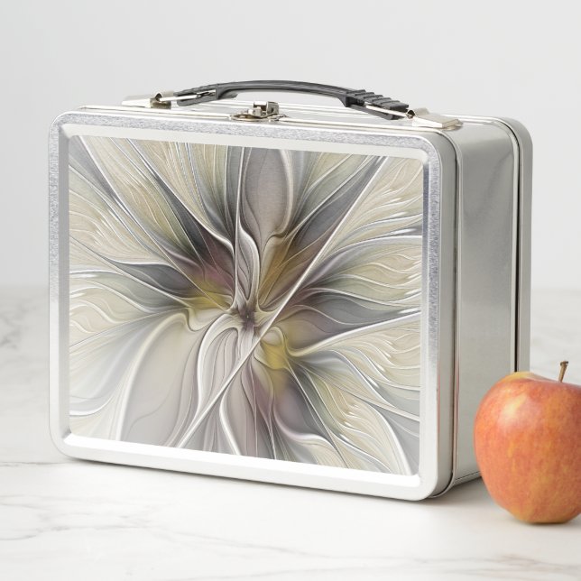 Lunch Box Fractale florale, Fleur Imaginaire aux couleurs de (En situation)