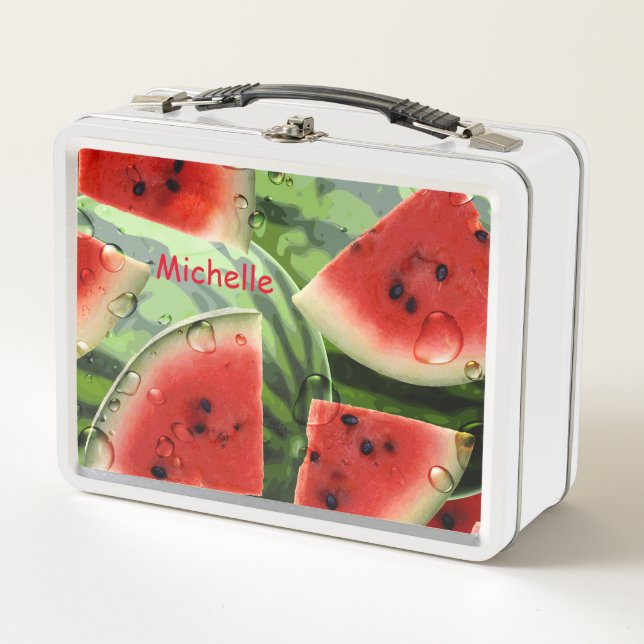 Lunch Box Fraîche de pastèque personnalisée (Devant)