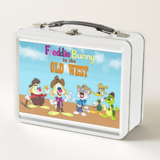 Lunch Box Freddie Bunny dans le vieux Far West