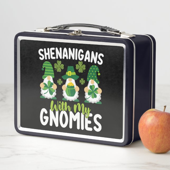 Lunch Box Fredonnements avec mes gnomes Gnome St Patrick's D (En situation)