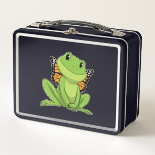 Lunch Box Frog with Butterfly