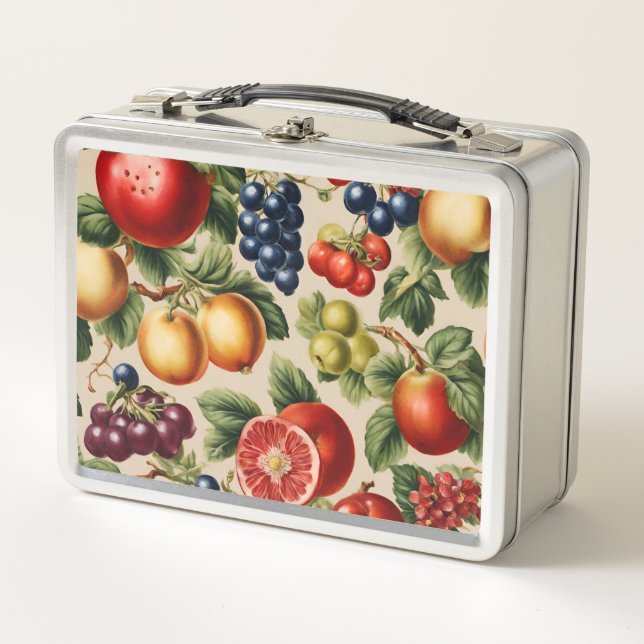 Lunch Box Fruits et Fleurs du Luxe Jardin Italien (Devant)
