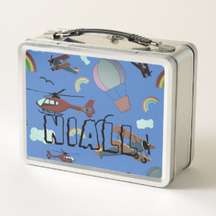 Lunch Box Fun Colorful Aviation Personnalisé