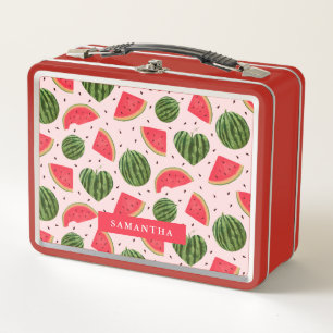 Lunch Box Fun Pink Watermelon Motif de fruits d'été