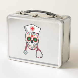 Lunch Box Funny Christmas Nurse Crew Reindeer Père Noël plai