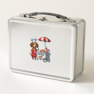 Lunch Box Funny Dachshund Chien Weiner Saucisse Hotdog Sandw