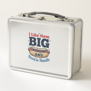 Lunch Box Funny Grand Hot Dog Vintage T-Shirt Design_1