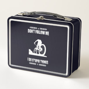 Lunch Box Funny Mountain Bike cite le cycliste Biker