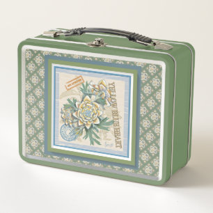 Lunch Box G Bureau de la création Fleur jaune