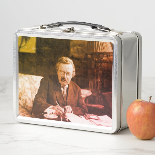 Lunch Box G.K. Chesterton au travail (En situation)