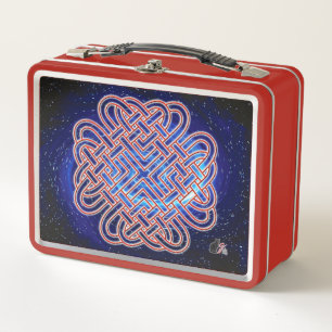 Lunch Box Galactic celtic love knot