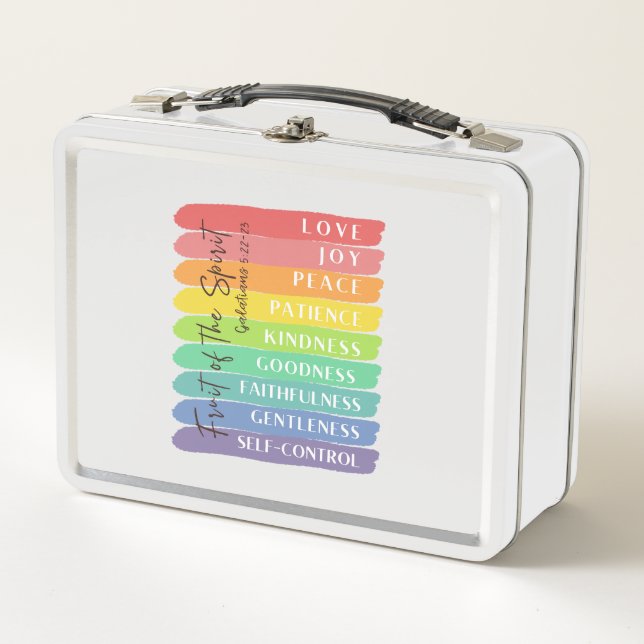 Lunch Box Galates 5:22-23 Fruit de l'Esprit (Devant)