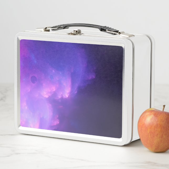Lunch Box galaxie violette (En situation)