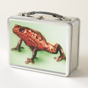 Lunch Box Gamelle vintage originale en métal d'art -