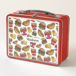 Lunch Box Gamelles nommées faites sur commande de motif