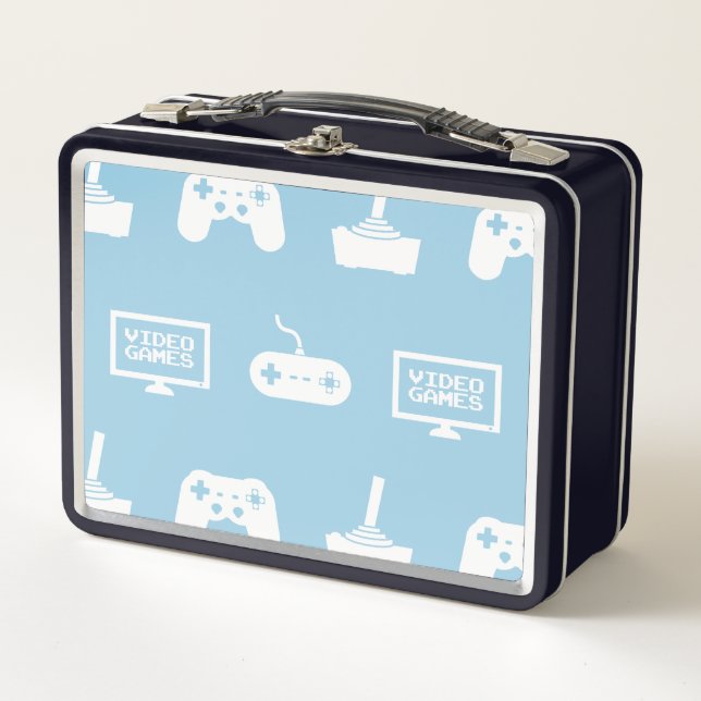 Lunch Box Gamer orienté de jeu vidéo de conception de jeu de (Devant)