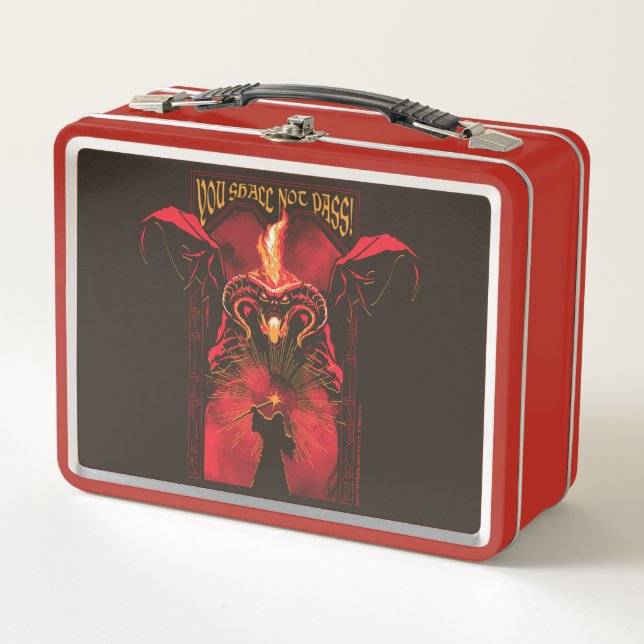 Lunch Box GANDALF™ contre Balrog "Vous ne passerez pas" Grap (Devant)
