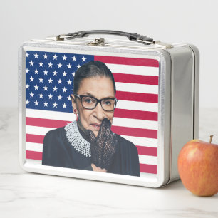 Lunch Box Gant de Ruth Bader Ginsburg et drapeau des États-U