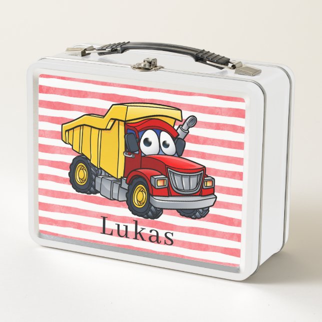 Lunch Box Garçons Belle Construction Camion Camion Enfants (Devant)