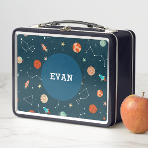 Lunch Box Garçons Cool Planètes spatiales Rockets Personna