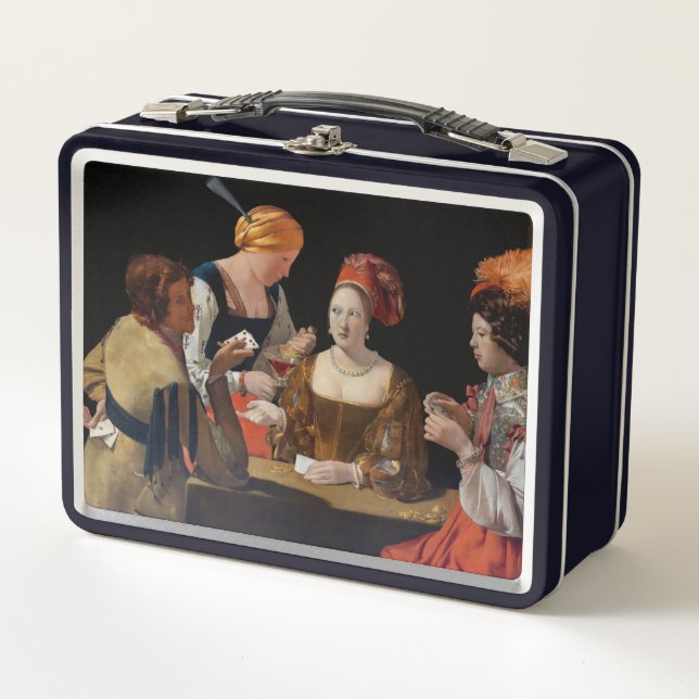 Lunch Box Georges de la Tour - Cheat avec l'As des Diamants (Devant)