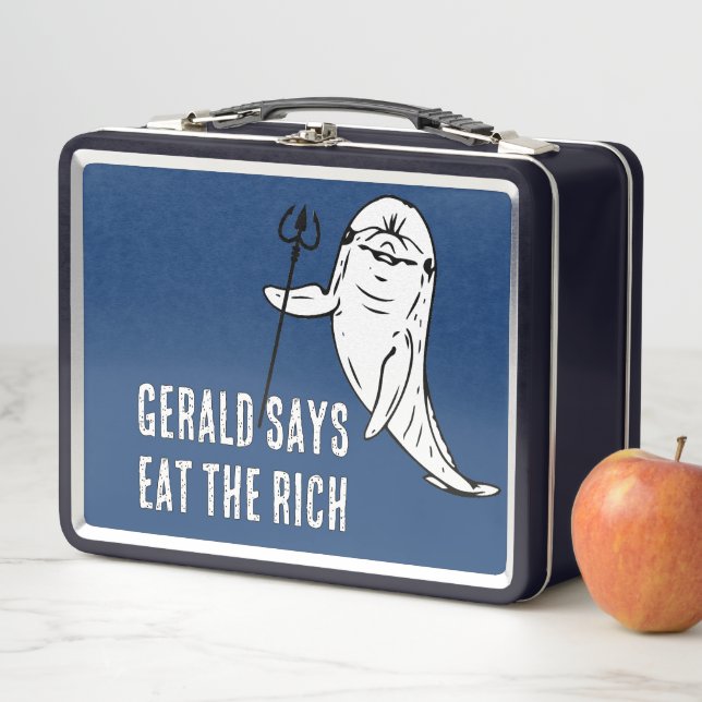 Lunch Box Gerald dit Mangez les Riches (En situation)