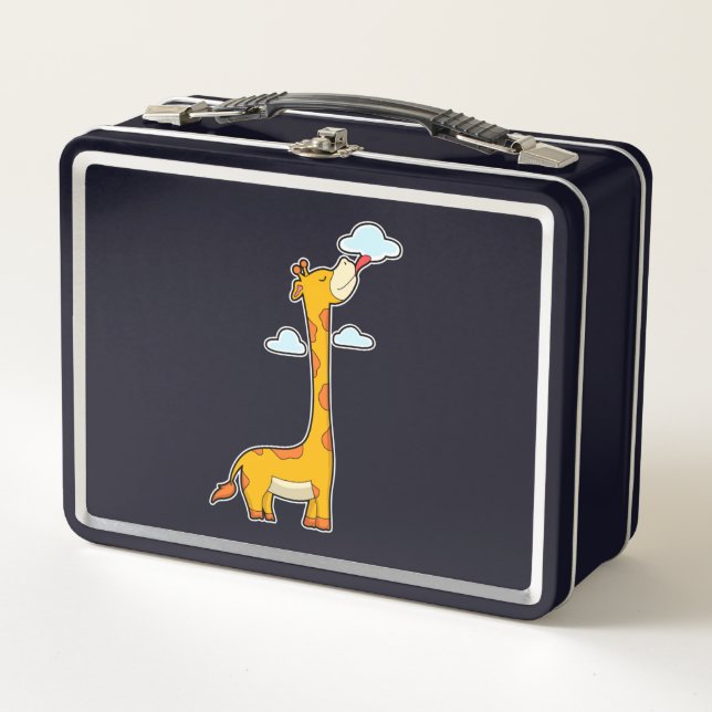 Lunch Box Girafe aux nuages (Devant)