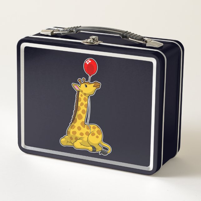 Lunch Box Girafe avec ballon (Devant)