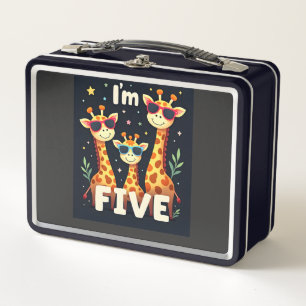 Lunch Box Girafe Cool 5ème Fête d'anniversaire 5 ans Tout-pe