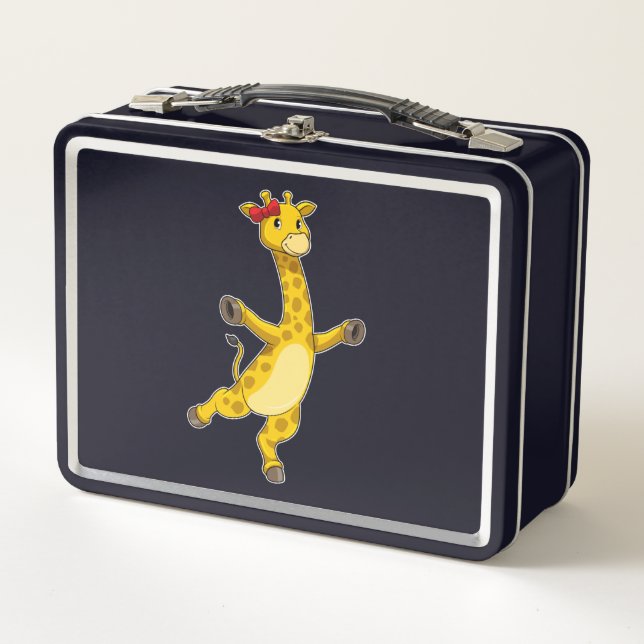 Lunch Box Giraffe au ruban (Devant)