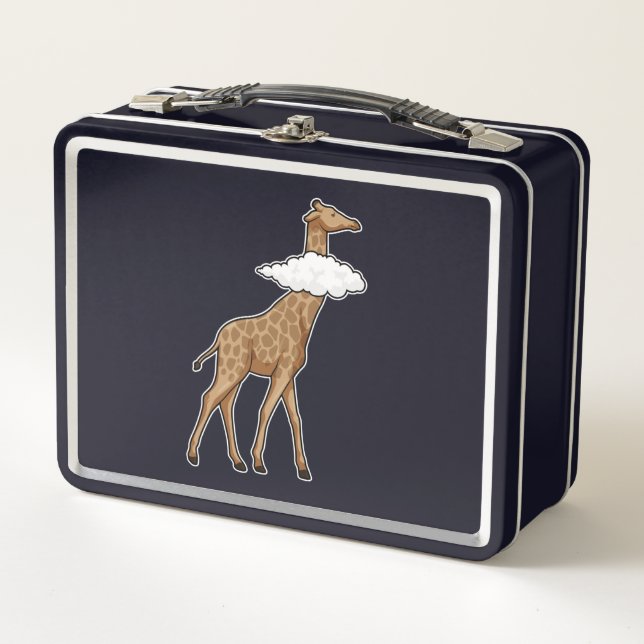Lunch Box Giraffe avec nuage (Devant)