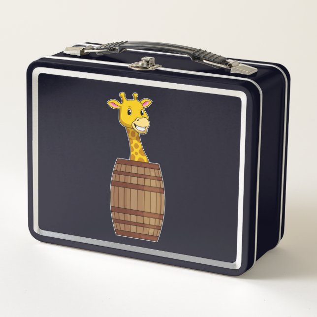 Lunch Box Giraffe avec tonneau (Devant)