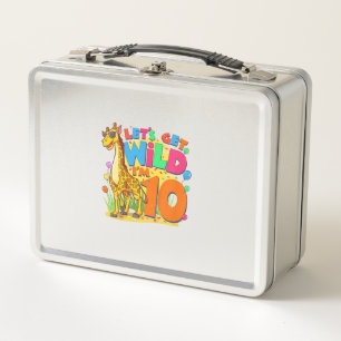 Lunch Box Giraffe Enfants Fête d'anniversaire 10 ans Garçon 