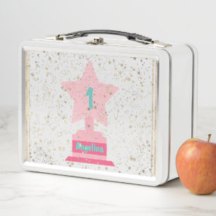 Lunch Box Girly Modern Chic Trophée & Étoiles Retour à l'éco