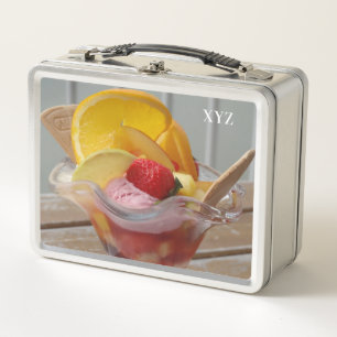 Lunch Box Glace sundae monogramme personnalisé