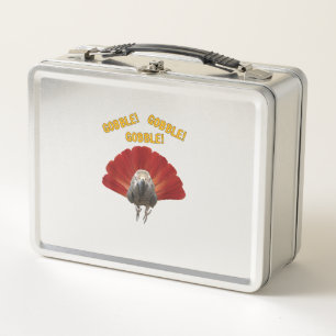 Lunch Box Gobble ! Turquie Thanksgiving African Grey Parrot