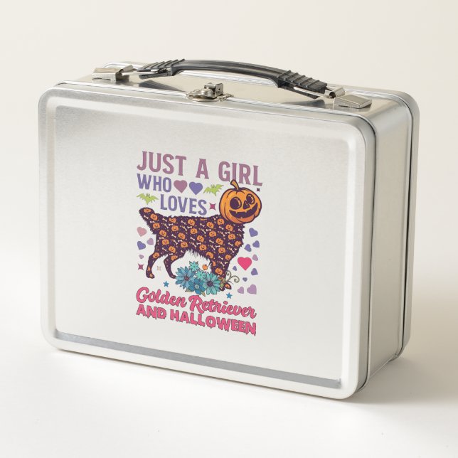 Lunch Box Golden Retriever Halloween_1 (Devant)